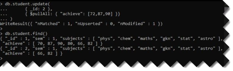 How to remove element from Array in MongoDB - DatabaseFAQs.com