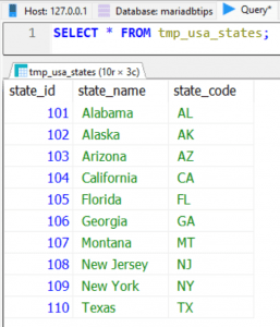 MariaDB Temporary Table + Examples - DatabaseFAQs.com