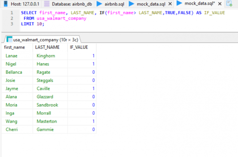 MariaDB If statement in Select - DatabaseFAQs.com