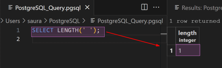 Postgres Length Function - DatabaseFAQs.com